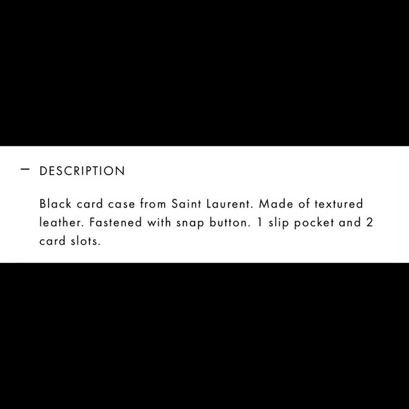 ♥️SOLD♥️Saint Laurent Burgundy Card Holder - Picture 6 of 7